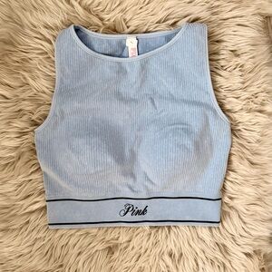 Victoria's Secret Blue Ribbed Bra